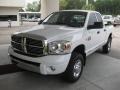 2007 Bright White Dodge Ram 3500 Laramie Quad Cab 4x4  photo #1