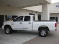 2007 Bright White Dodge Ram 3500 Laramie Quad Cab 4x4  photo #2