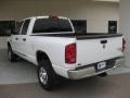 2007 Bright White Dodge Ram 3500 Laramie Quad Cab 4x4  photo #3