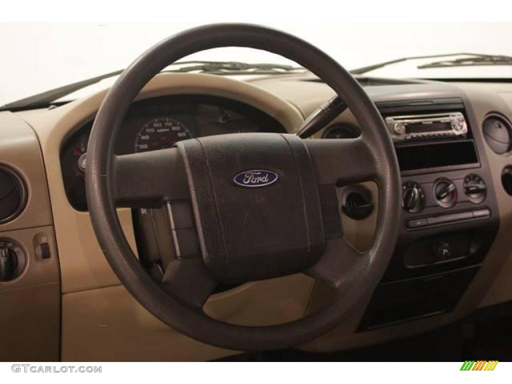 2004 F150 XL SuperCab - Oxford White / Tan photo #10