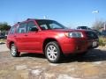 2006 Garnet Red Pearl Subaru Forester 2.5 X  photo #3