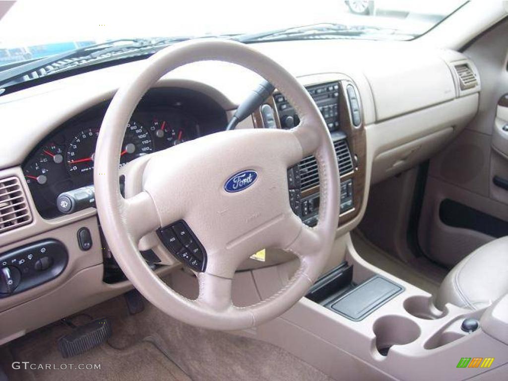 2003 Explorer Eddie Bauer 4x4 - Medium Wedgewood Blue Metallic / Medium Parchment Beige photo #18