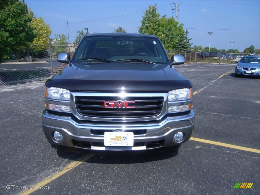 2006 Sierra 1500 SLE Extended Cab 4x4 - Steel Gray Metallic / Dark Pewter photo #7