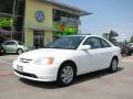 2002 Taffeta White Honda Civic EX Coupe  photo #1