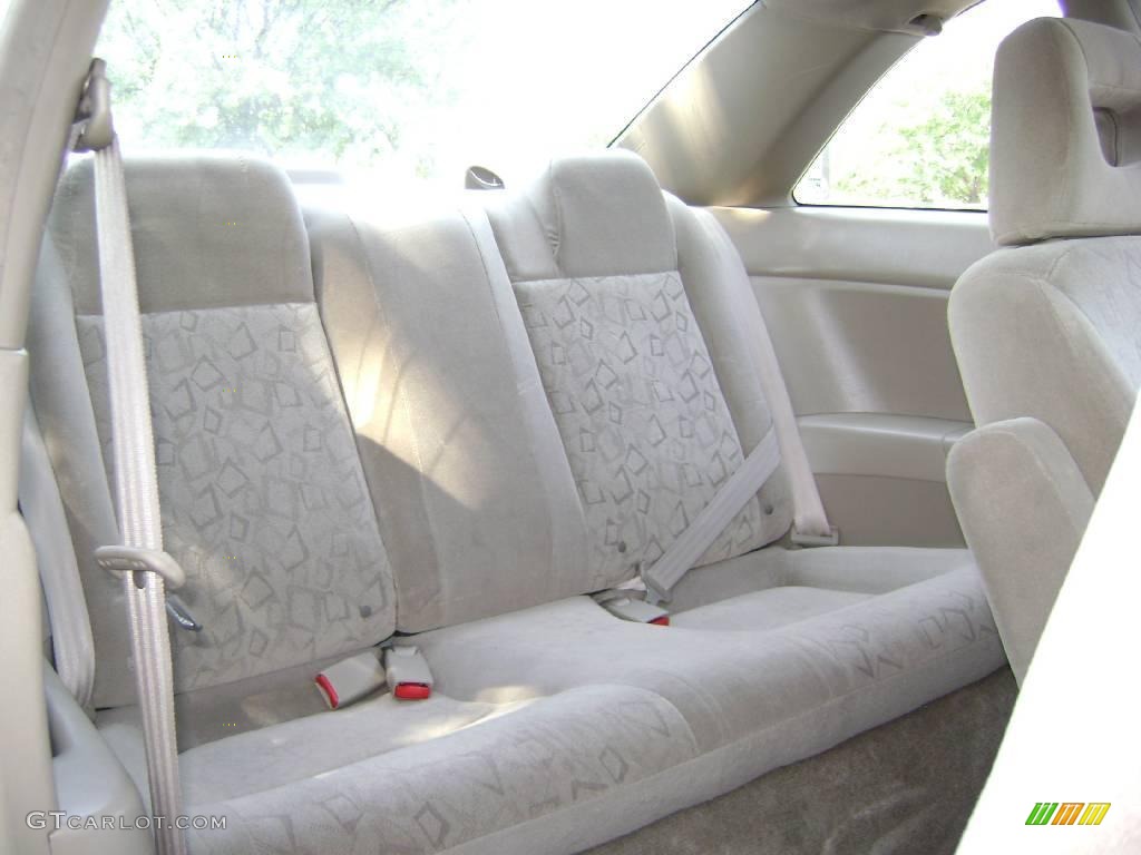 2002 Civic EX Coupe - Taffeta White / Beige photo #11