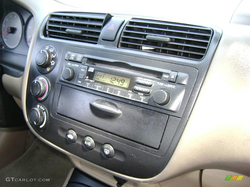 2002 Civic EX Coupe - Taffeta White / Beige photo #16