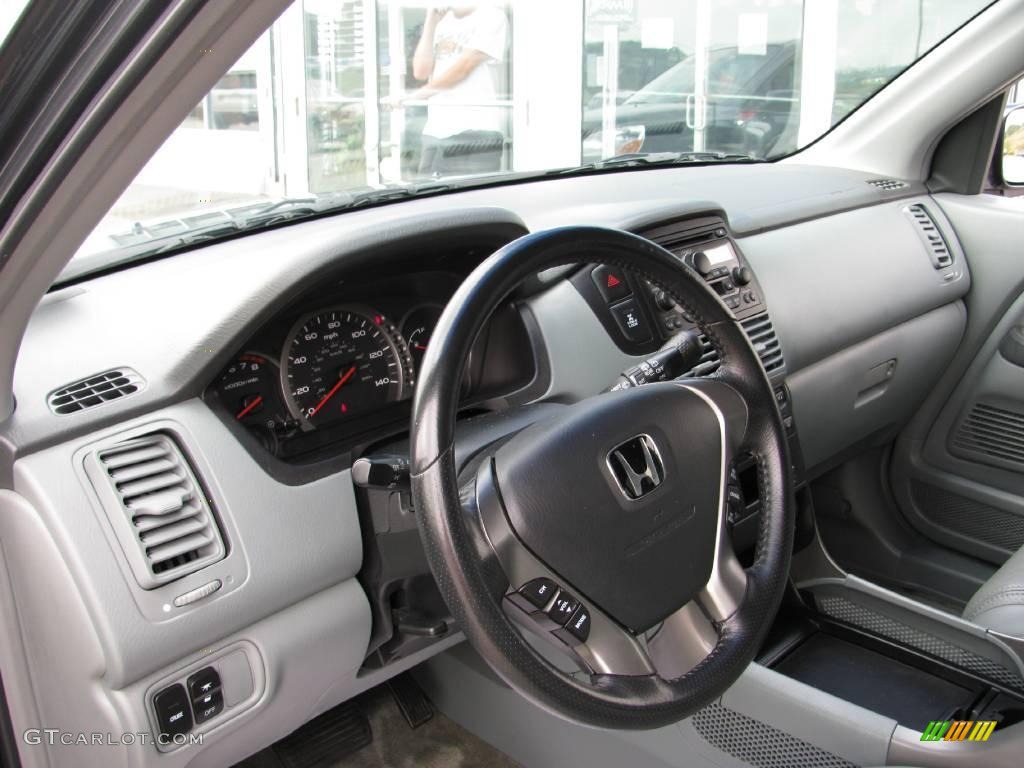 2004 Honda Pilot EX-L 4WD Gray Dashboard Photo #17761443
