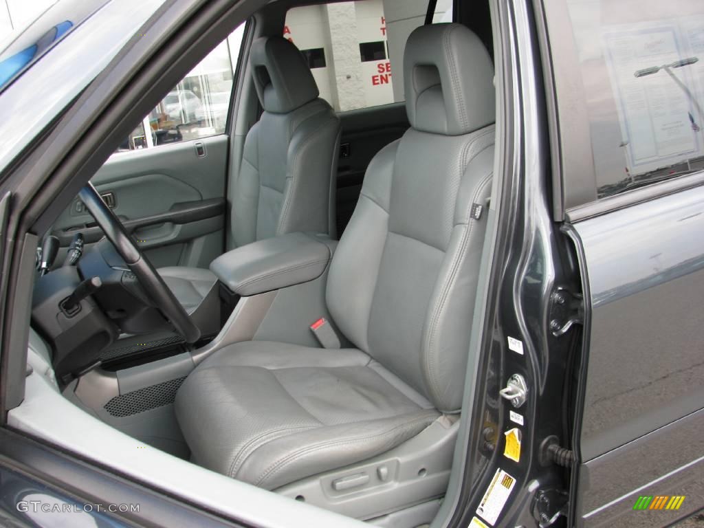 Gray Interior 2004 Honda Pilot EX-L 4WD Photo #17761471
