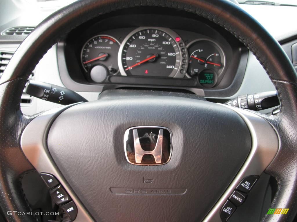 2004 Honda Pilot EX-L 4WD Gray Steering Wheel Photo #17761511