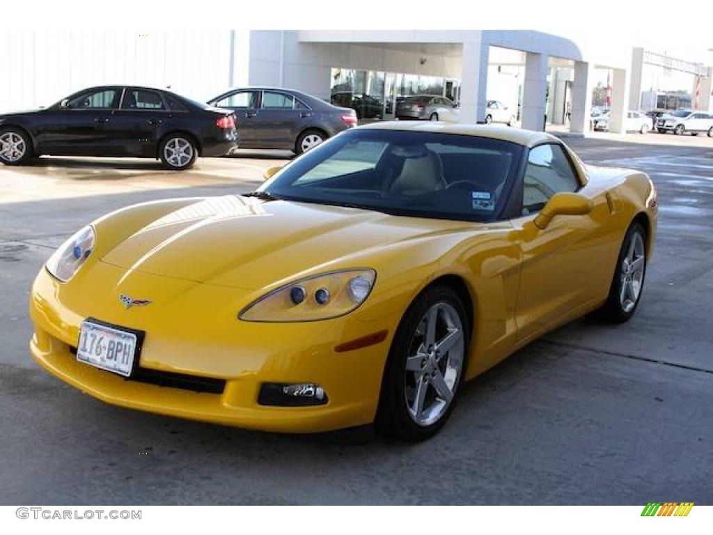 2005 Corvette Coupe - Millenium Yellow / Cashmere photo #4