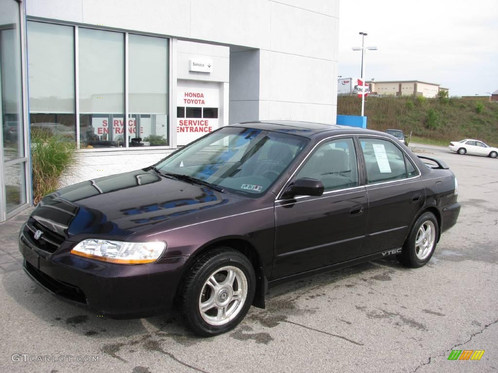 1998 Accord EX Sedan - Black Currant Pearl / Quartz photo #2