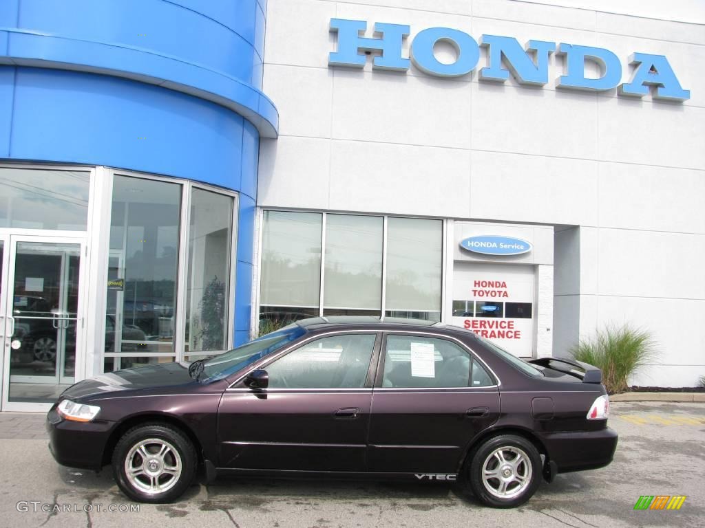 1998 Accord EX Sedan - Black Currant Pearl / Quartz photo #3