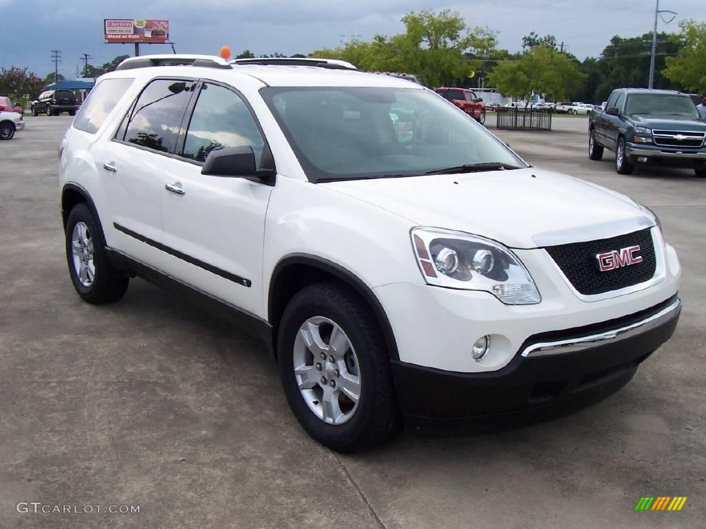 2009 Acadia SLE - Summit White / Light Titanium photo #5