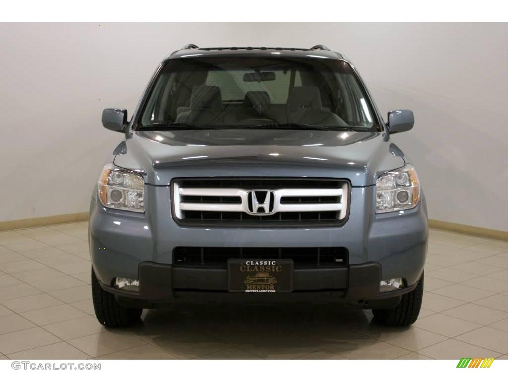 2008 Pilot Special Edition 4WD - Steel Blue Metallic / Gray photo #1