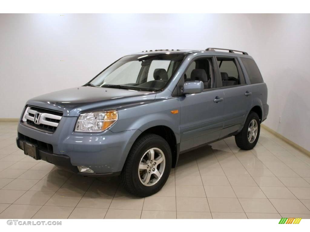 2008 Pilot Special Edition 4WD - Steel Blue Metallic / Gray photo #2