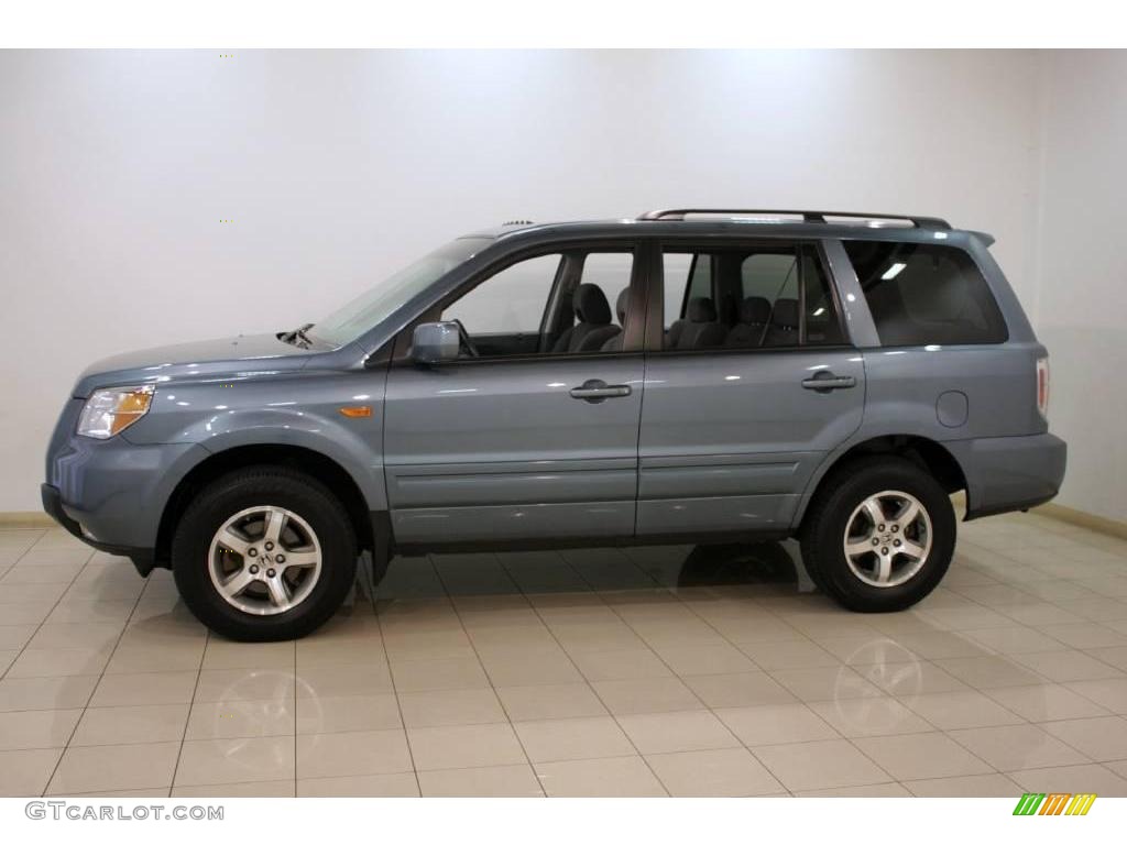 2008 Pilot Special Edition 4WD - Steel Blue Metallic / Gray photo #3