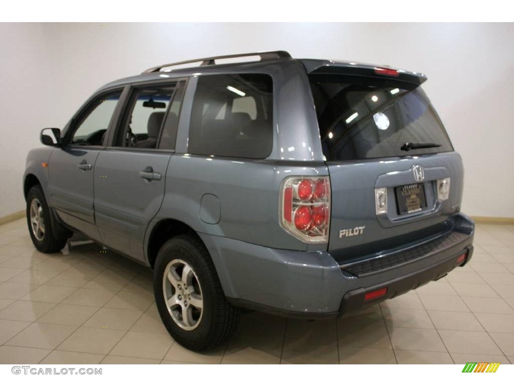 2008 Pilot Special Edition 4WD - Steel Blue Metallic / Gray photo #4