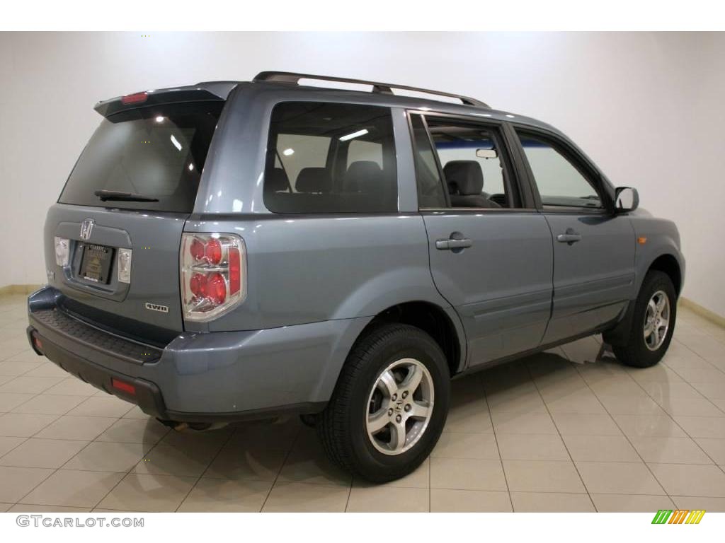 2008 Pilot Special Edition 4WD - Steel Blue Metallic / Gray photo #6