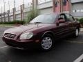 1999 Ruby Red Hyundai Sonata GLS V6  photo #1