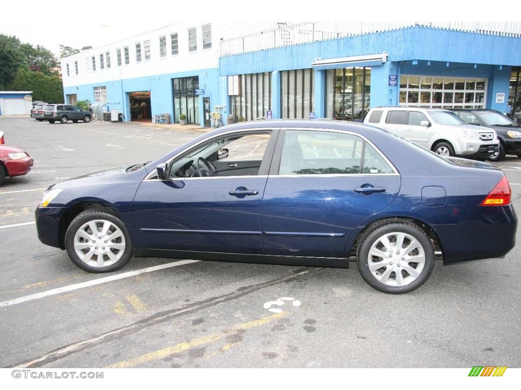 2006 Accord LX V6 Sedan - Royal Blue Pearl / Gray photo #9