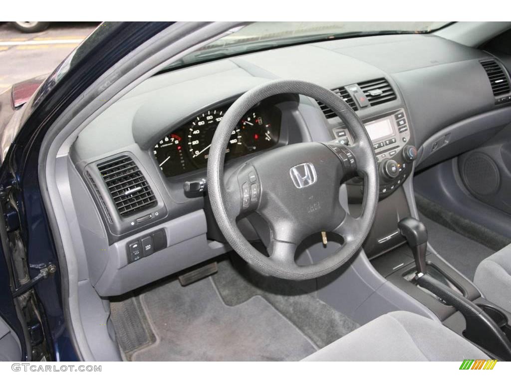 2006 Accord LX V6 Sedan - Royal Blue Pearl / Gray photo #11