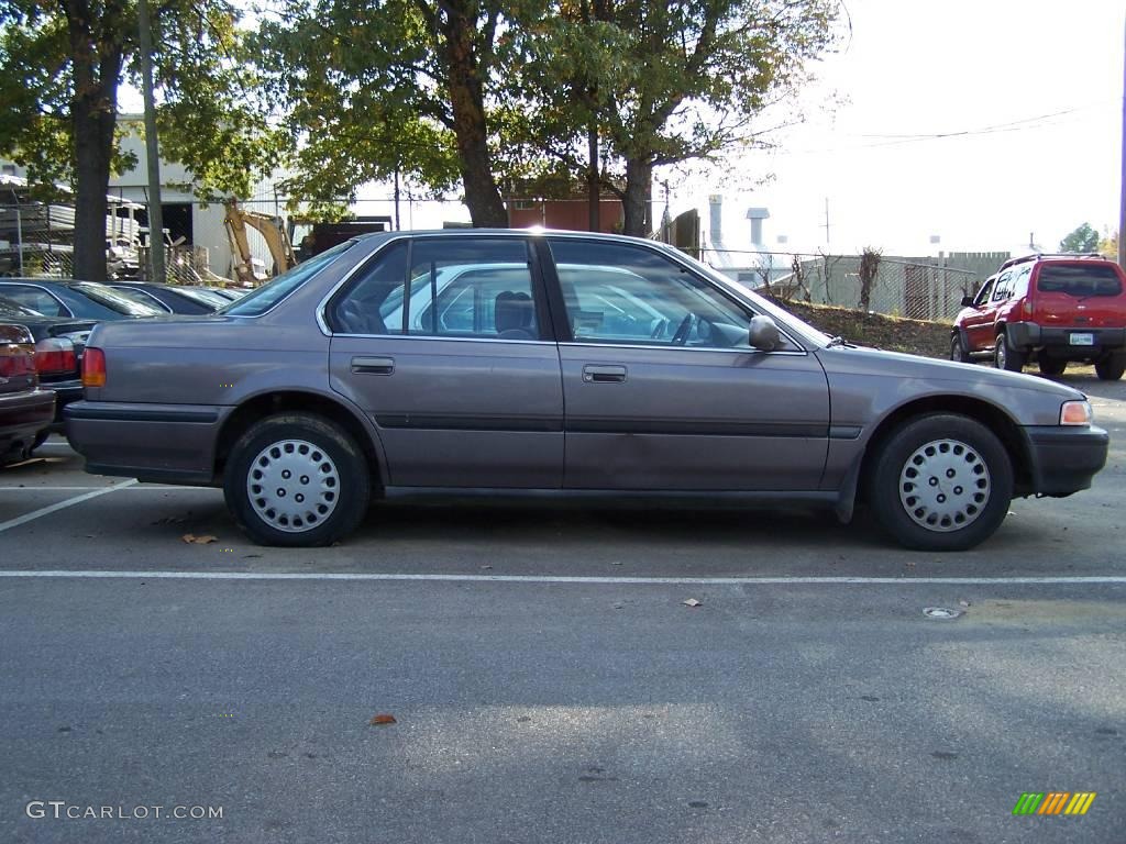 1992 Accord LX Sedan - Phantom Gray Pearl / Beige photo #3