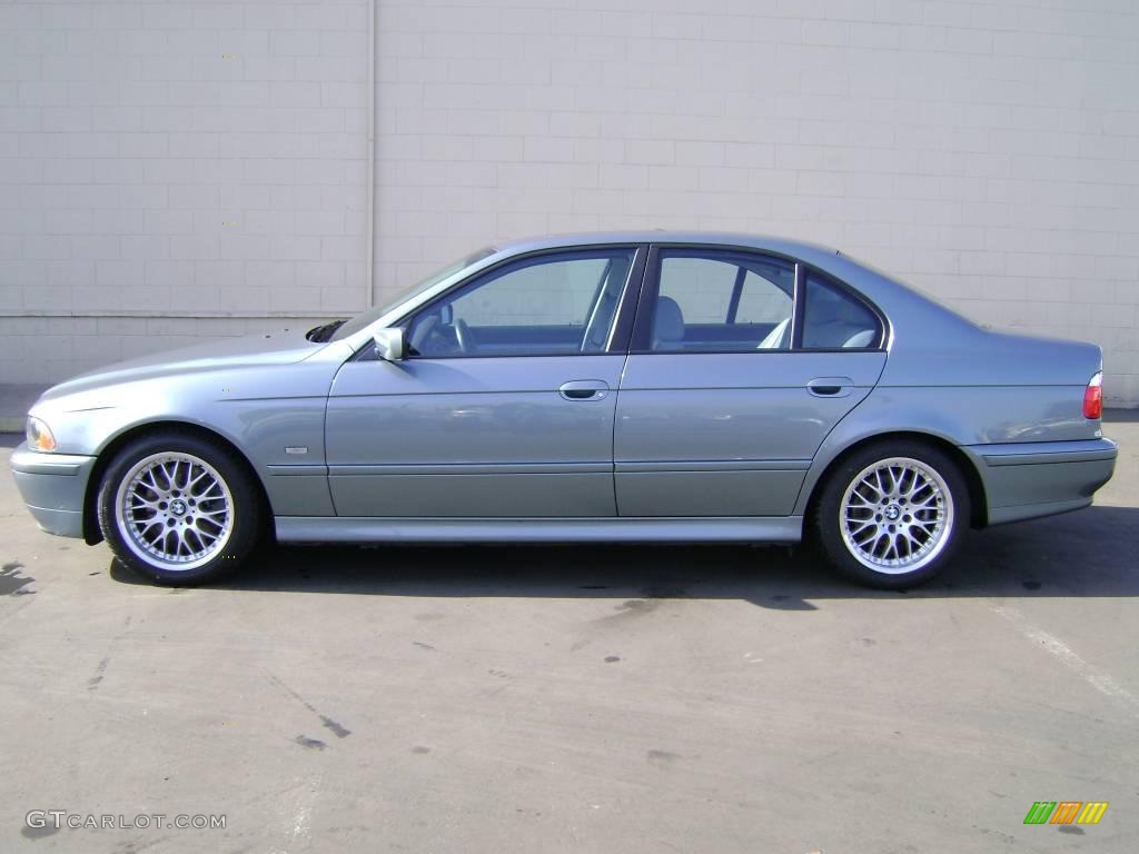 2003 5 Series 530i Sedan - Slate Green Metallic / Grey photo #5