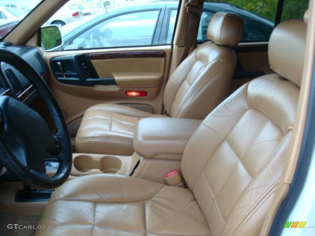 1996 Grand Cherokee Limited 4x4 - Stone White / Beige photo #7