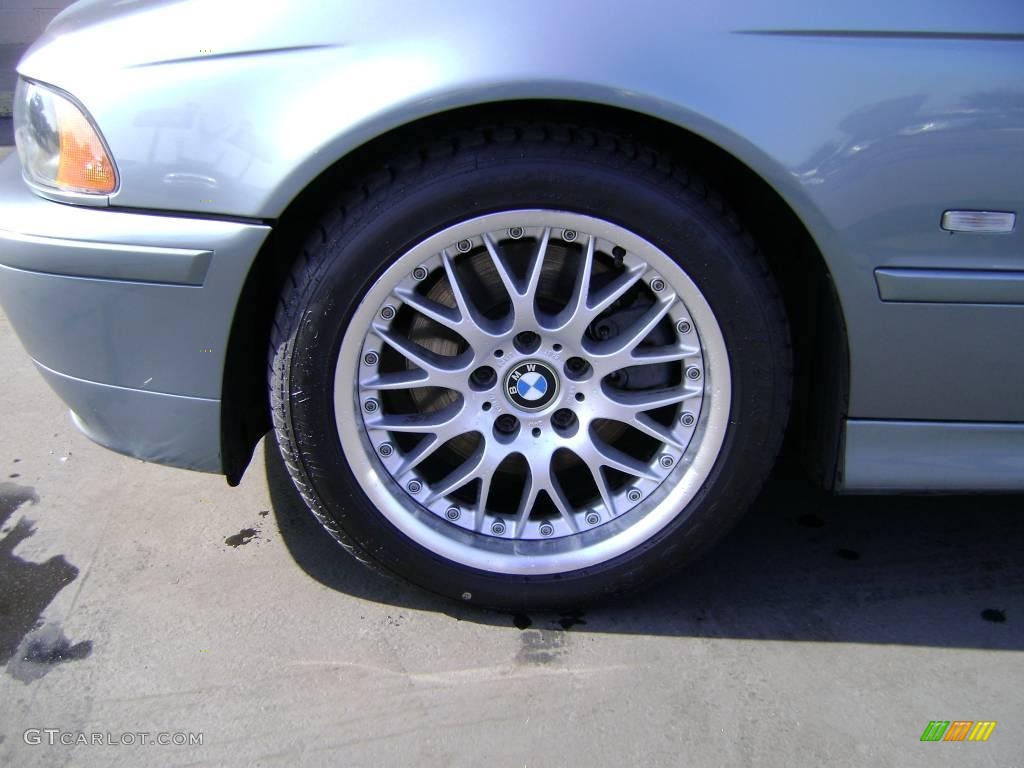 2003 5 Series 530i Sedan - Slate Green Metallic / Grey photo #15