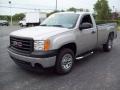 2008 Silver Birch Metallic GMC Sierra 1500 Regular Cab  photo #2