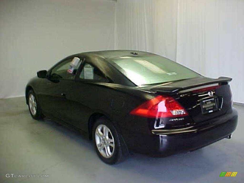 2006 Accord EX Coupe - Nighthawk Black Pearl / Black photo #5