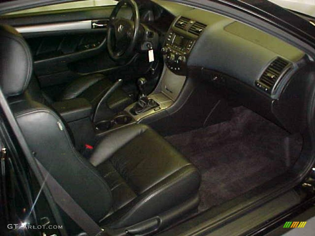 2006 Accord EX Coupe - Nighthawk Black Pearl / Black photo #8