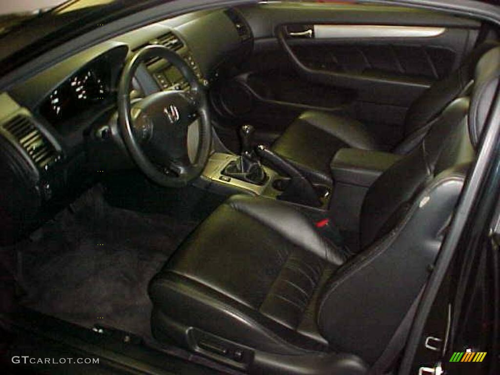2006 Accord EX Coupe - Nighthawk Black Pearl / Black photo #13