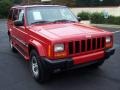 1999 Flame Red Jeep Cherokee Sport 4x4  photo #22