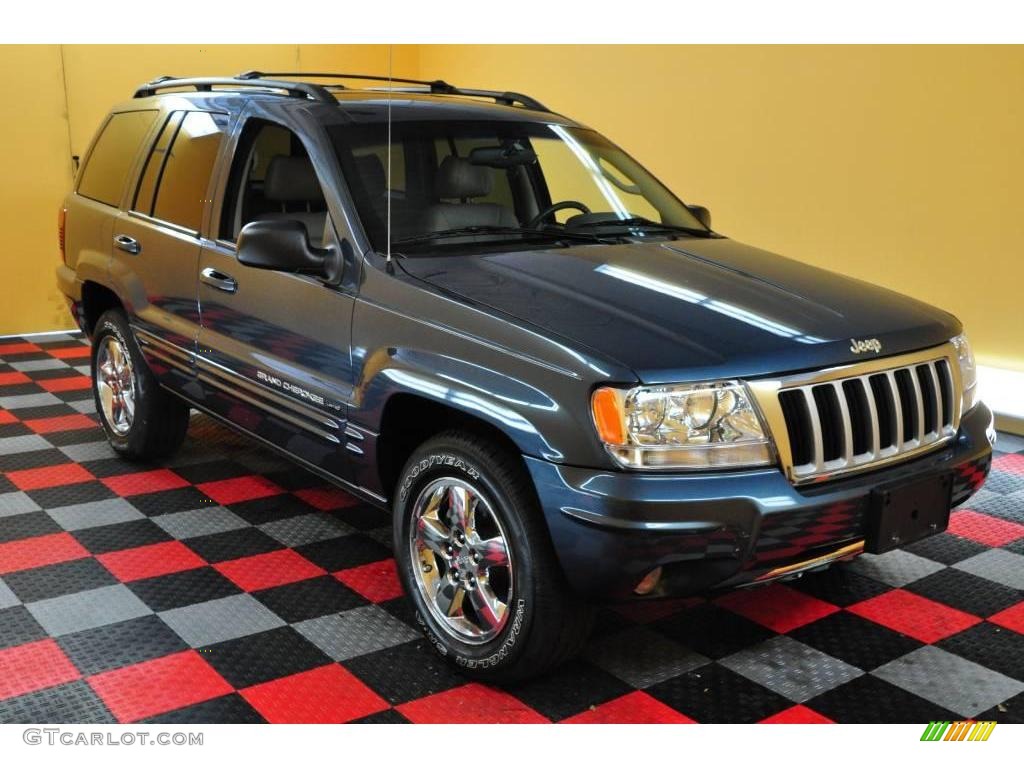 2004 Grand Cherokee Limited 4x4 - Steel Blue Pearl / Dark Slate Gray photo #1
