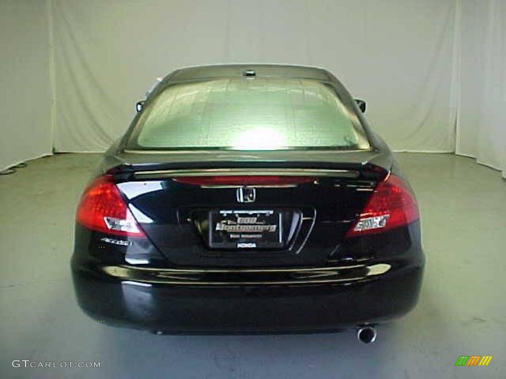 2006 Accord EX Coupe - Nighthawk Black Pearl / Black photo #27