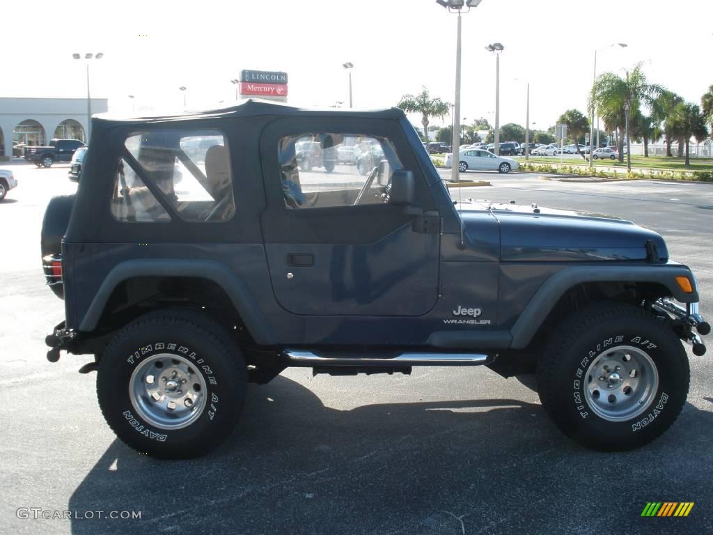2004 Wrangler X 4x4 - Patriot Blue Pearl / Dark Slate Gray photo #6