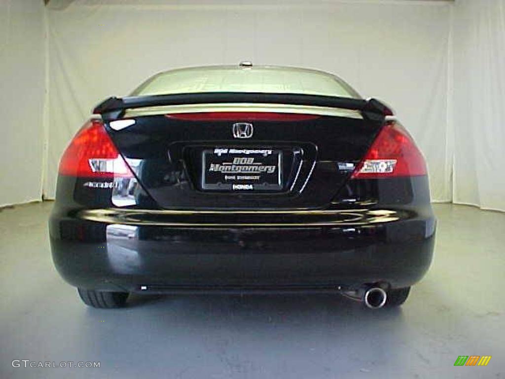 2006 Accord EX Coupe - Nighthawk Black Pearl / Black photo #28