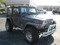 2004 Patriot Blue Pearl Jeep Wrangler X 4x4  photo #7