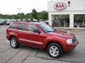 2006 Inferno Red Crystal Pearl Jeep Grand Cherokee Limited 4x4  photo #1