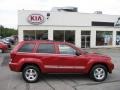 2006 Inferno Red Crystal Pearl Jeep Grand Cherokee Limited 4x4  photo #2