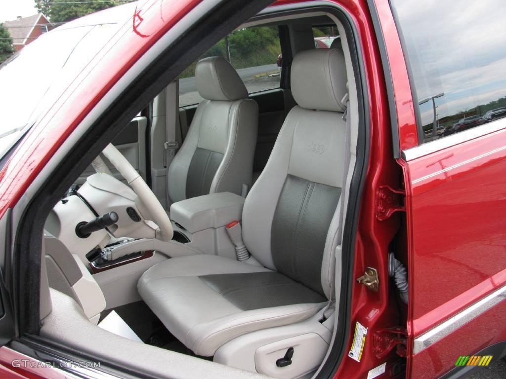 2006 Grand Cherokee Limited 4x4 - Inferno Red Crystal Pearl / Dark Khaki/Light Graystone photo #8