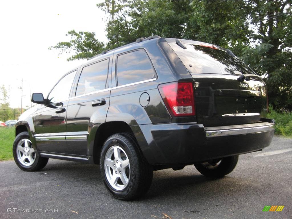 2005 Grand Cherokee Limited - Brilliant Black Crystal Pearl / Khaki photo #6