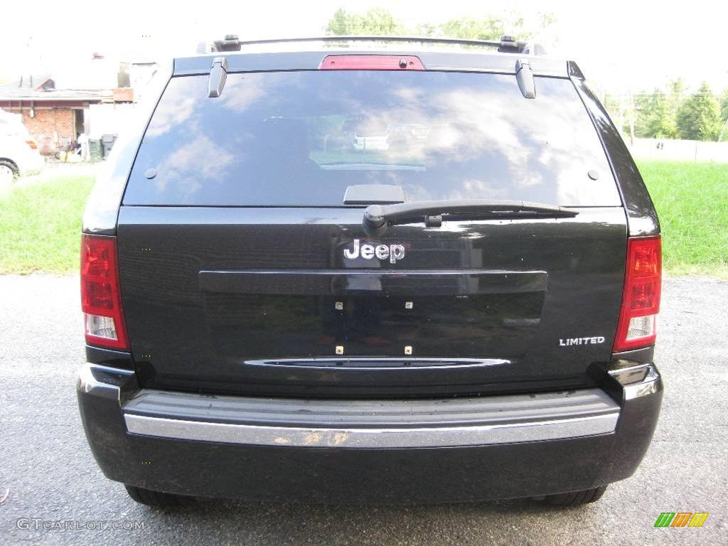 2005 Grand Cherokee Limited - Brilliant Black Crystal Pearl / Khaki photo #7