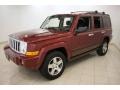 2009 Red Rock Crystal Pearl Jeep Commander Sport 4x4  photo #3