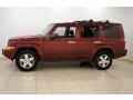 2009 Red Rock Crystal Pearl Jeep Commander Sport 4x4  photo #4