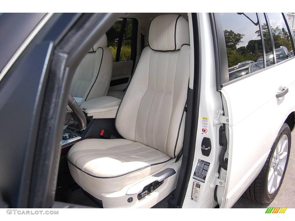 2007 Range Rover Supercharged - Chawton White / Ivory/Black photo #7