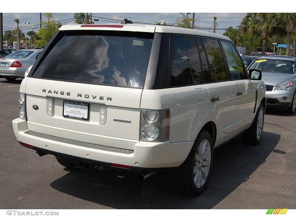 2007 Range Rover Supercharged - Chawton White / Ivory/Black photo #18