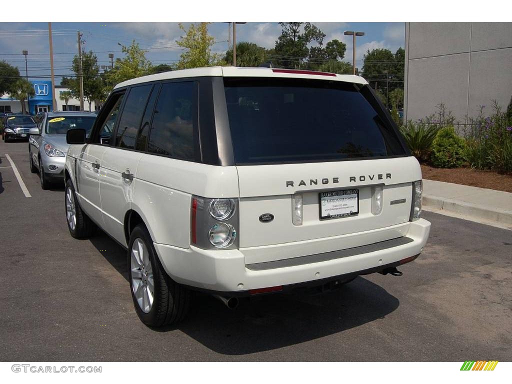 2007 Range Rover Supercharged - Chawton White / Ivory/Black photo #20