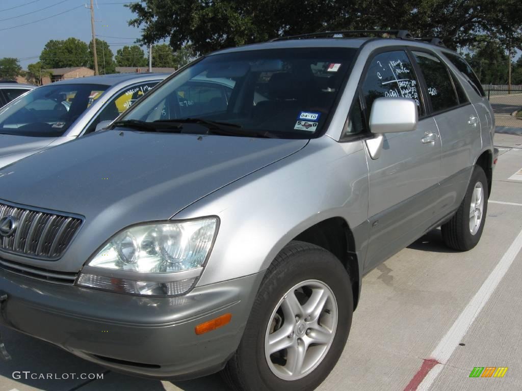2001 RX 300 - Millennium Silver Metallic / Black photo #1